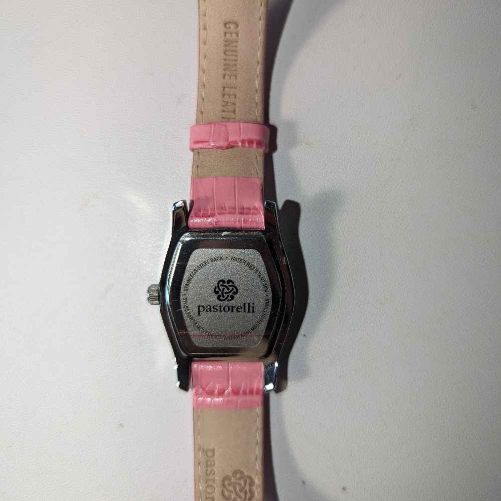 Pastorelli Genuine Leather Heart Dial Quartz Analog Women's Watch